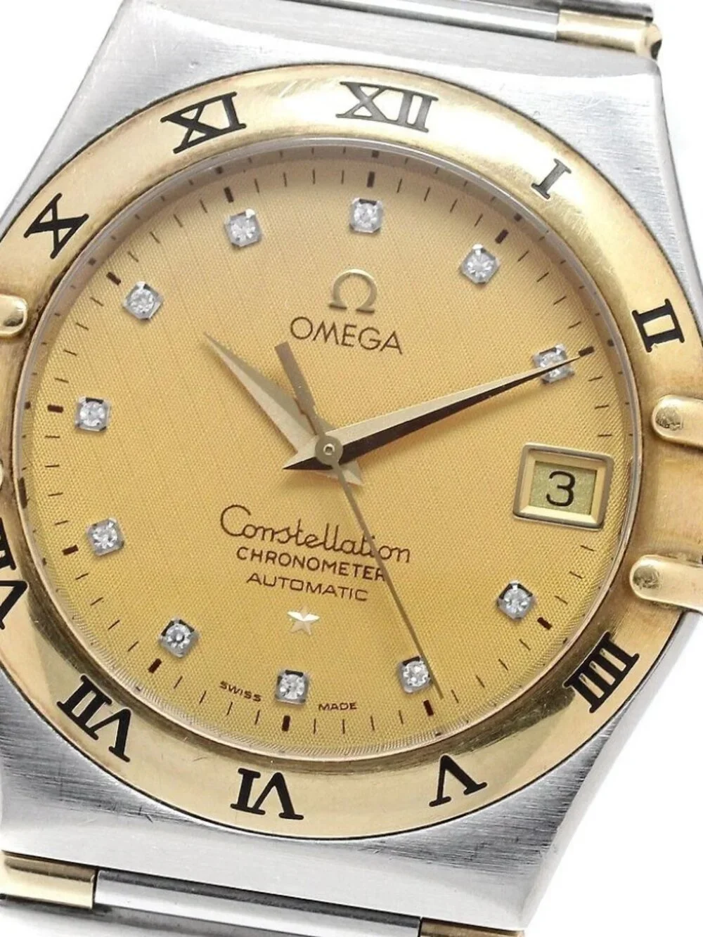 OMEGA Constellation 1302.15 11P diamond half bar Automatic Men's Watch_966515